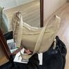 Bolsa tipo Bolso Dumpling con Textura de Alta Calidad, Gran Capacidad, Estilo Dulce y Fresco, Bolso Cruzado para Mujer, Nuevo Modelo 2026, Adecuado para la Escuela y el Trabajo, Bolso de Lona