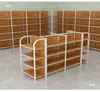 Estanterías de supermercado, estanterías con veta de madera, estanterías de tienda de conveniencia, estanterías para tiendas de productos para bebés, estanterías tipo isla, estanterías de una cara y de doble cara