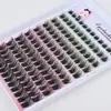 Pestañas Postizas Transfronterizas Modelo Nuevo Paquete de 10 Filas Segmentadas Gruesas Rizadas Tipo Pluma Aireadas Pestañas de Gran Volumen