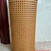 Rattan PE tejido agujero octagonal tejido de ratán material de techo gabinete de techo chapa decoración alfombrilla de ratán muebles hechos a mano pantalla hueca moldeo por soplado