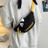 Bolsa de Peito Esportiva Elegante Estilo Japonês Feminina Estilo Fresco Casual Versátil Transversal Popular Primavera e Verão Bolsa de Viagem para Estudantes