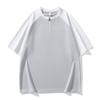 Camiseta de Manga Corta para Hombre 2025 Verano Nueva para Correr Cuello Redondo en V Top de Seda de Hielo Ropa de Fitness Bádminton Ropa Deportiva para Hombres