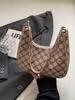 Bolso Vintage Portátil Media Luna Bolso de Hombro Casual Elegante 2024 Verano Nuevo Bolso Bolso de Axila Casual de Moda para Mujer Trendy