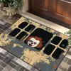Tapetes de Chão para Halloween Transfronteiriços Amazon Temu para Entrada de Casa Resistentes ao Desgaste Clown Visual 3D Tapetes de Porta Agora Disponíveis para Atacado
