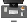 Mouse pad de couro dupla face atacado à prova d'água pad de mesa para escritório pad de mouse para laptop pad de mesa transfronteiriço pad de teclado