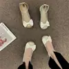 Sandalias Baotou para Mujer 2025 Verano Nuevo Ins Versátil Retro Hebilla Tacón Grueso Antideslizantes Zapatos Mary Jane Modernos