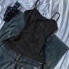Verano 2025 Nuevo Deseo Puro Estilo Coreano Chica Caliente Moda Femenina Extranjera Y2K Sexy Camisola Gris