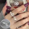 Anillos de Línea Multicapa para Mujer, Espiral Geométrica de Moda Retorcido Personalizado Estilo Nuevo Anillo Abierto, Anillo Dulce y Fresco para el Dedo Índice