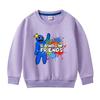 Rainbow Friends Children's Crewneck Sweatshirt 2023 Nova Roupa Infantil Masculino e Feminino Styline Top Primavera e Outono Jaqueta de manga comprida