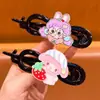 Pasador de Pelo de Dibujos Animados para Niños Pajarita Pinza Retorcida 2025 Nuevo Estilo Pasador en la Parte Posterior de la Cabeza Niña Lindos Accesorios para el Cabello Pinza de Una Sola Palabra