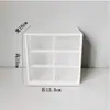 Caja de almacenamiento multicapa de nueve rejillas escritorio transparente tipo cajón dormitorio organizador de papelería caja estante de exhibición guka caja de almacenamiento