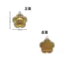 Peça Única Drop-Shipping Ouro Puro 999 Flor Forma Flor Dinheiro Pingente Flor Forma Chaveiro Celular Bolsa Charme Lembrança Presente