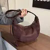 Bolso de Moda Retro Estilo Coreano de Pana y Felpa para Otoño/Invierno, Bolso Casual Versátil de Hombro Único y Cruzado, Simple