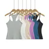 2625-26 Outono Tendência estilo americano, regata de comprimento médio com gola U, estilo básico, perfeita como camada base