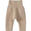 Pantalones de otoño para bebé, adecuados para primavera, otoño e invierno, leggings para recién nacidos, de cintura alta, pantalones que protegen la barriga, pantalones largos ajustados para niños, pantalones cálidos unisex para bebé