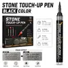 Pluma de retoque para lápida impermeable y resistente a altas temperaturas, pluma de reparación y coloración para lápida, marcador de gran capacidad que no se desvanece al por mayor