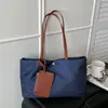 Bolso de Nylon Retro para Mujer de Gran Capacidad Bolso de Mano Estilo Coreano Moda Versátil Tacto de Alta Gama Múltiples Compartimentos Cremallera Bolso Tote para el Trabajo