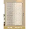 Tablero Decorativo de Entrada Sala de Estar Bastidor de Hilos para Máquina de Coser Tablero Perforado de Madera Maciza Montado en Pared Estante de Exhibición para el Hogar