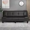 Sofá cama plegable multifuncional con tapicería resistente a arañazos de gato, impermeable y resistente a las manchas, adecuado para uso en oficina