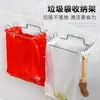 Soporte para Bolsa de Basura de Acero Inoxidable Sin Perforaciones Soporte para Bolsa de Basura de Cocina Adhesivo Mágico Estante Colgante Multifuncional para Bolsa de Basura