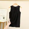 Colete de Modal Feminino Solto Tamanho Grande Sem Mangas Para Usar por Baixo Cobrindo a Barriga de Grávida 200 Jin Gordas mm Alça de Espaguete Verão