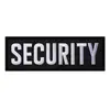 Velcro Transfronterizo Grande Personal de Seguridad Inglés Parche de Tela Bordado Insignia Decorativa Trasera Parche Transfronterizo
