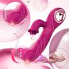 Vibrador Yuedong transfronterizo para lamer la lengua, masajeador con botón, masturbador femenino AV, vibrador de carga, productos para adultos al por mayor