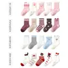 Calcetines Infantiles al por Mayor para Dropshipping 2025 Otoño e Invierno Nuevos Calcetines Cortos de Conejo con Bordes de Algodón Calcetines de Princesa Calcetines para Niñas sin Costuras