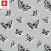 Tela de Algodón Estampada de 60 Hilos, Patrón de Mariposa Animal de Color Sólido, Tela para Ropa de Mujer y Niños, Vestidos, Cheongsam, Camisas en Stock