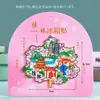 Imán de Nevera Metálico de Guilin Tres Capas Magnético Creativo Cultural Marea Nacional Turismo Registro Souvenir Regalo Imán de Nevera