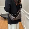 Bolso Retro de Croissant de Nicho con Textura de Alta Gama, Nuevo Modelo 2025 Bolso de Empanada para Mujer, Bolso de Hombro y Cruzado de Gran Capacidad para Debajo del Brazo