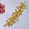 Comercio Exterior Tocados de Novia Hechos a Mano Pedrería Hoja Diadema Roja Aro para el Cabello Vestido de Boda Accesorios Coloridos Dz272