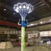 Luces Led para Paisajismo de Exterior de 3m, Linternas Impermeables de Estilo Chino para Parques y Zonas Escénicas, Luces Solares de Jardín con Forma de Pavo Real de Estilo Antiguo
