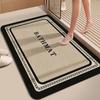 Alfombrillas de Piso Suaves de Barro Diatomeas al por Mayor Transfronterizas, Alfombrillas Antideslizantes para Baño, Alfombrillas Absorbentes para Puerta de Baño Domésticas, Alfombrillas Antideslizantes