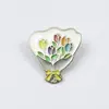 Broche de Flor de Rosa y Tulipán Transfronterizo Versátil Metal para Ropa de Niña Corsage Insignia de Joyería Pequeña Fresca Accesorios