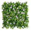 Simulación césped pared planta verde protector solar planta verde plástico artificial césped artificial bloque pared interior fondo pared colgante decoración flor