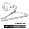 Percha de acero inoxidable a prueba de viento directa de fábrica percha sólida engrosada soporte multifuncional para ropa estante para pantalones tendedero venta al por mayor