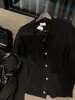 Suéter de Punto Trenzado Casual Perezoso de Cuello Solapa Estilo Coreano Nuevo Asclo&Qiao, Suéter Versátil de Punto Trenzado de Botones Individuales de Lujo Ligero