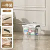 Caja de Almacenamiento Transparente Caja de Almacenamiento para Ropa de Hogar con Tapa Caja de Almacenamiento Grande de Plástico Caja Organizadora Transparente
