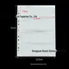 Álbum de Cartas Personalizado Páginas Internas Transparente Jogo Quatro Grades Folha Solta Suporte de Ídolo A4 com 11 Furos Álbum de Cartas Transparente Páginas de Reposição de Folha Solta