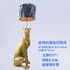 Lámpara de Pie Escultura de Fibra de Vidrio Transfronteriza Leopardo para Dar la Bienvenida a los Huéspedes y Atraer Riqueza, Lámpara Decorativa Artística al Lado del Sofá en la Sala de Estar Decoración del Hogar
