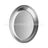Plato para Huevos con Fondo Plano de Acero Inoxidable 304 Plato Ovalado Coreano para Barbacoa Plato Dorado para Snacks Bol para Arroz Plato para Snacks Comida Occidental