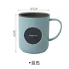 Vaso para enjuague bucal de doble capa con bloques de color para baño del hogar, uso estudiantil, con asa, taza linda de pareja, resistente a roturas, vaso para cepillo de dientes