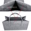 Nueva Bolsa de Fieltro para Leña de Amazon Bolsa de Leñador de Gran Capacidad Bolsa de Transporte Portátil para Madera