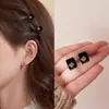 Mini presilha de cabelo florzinha com strass, nova presilha lateral estilosa para cabelos soltos e franja, grampo de cabelo para penteado semi-preso de princesa