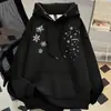 Sudadera con Capucha Nueva Otoño/Invierno 2026 para Hombre y Mujer, Estampado de Nicho Único, Algodón de Peso Pesado, Corte Holgado, Versátil, Parte Superior Forrada de Felpa