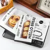 Bolsa de Embalaje para Pan Bagel de Moda Bolsa para Empaquetar Pan Estilo Europeo Agua Alcalina Bolsa para Empaquetar Tostadas Ventana Transparente Bolsa para Pan Hecho a Medida