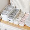 Caixa Organizadora de Roupa Íntima para Meias, Sutiãs e Calcinhas, Estilo Gaveta com Divisórias, Organizador Três em Um para Roupas Íntimas