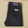 Novidades de Outono: Calça Jeans Masculina Slim Fit Reta, Elástica, de Espessura Média, Cor Preto-Cinza, Lavada e Desgastada, Cintura Média