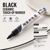 Caneta cerâmica de secagem rápida para reparo de arranhões no banheiro, caneta de retoque de cor, pintura e grafite, marcador colorido especial DIY para porcelana